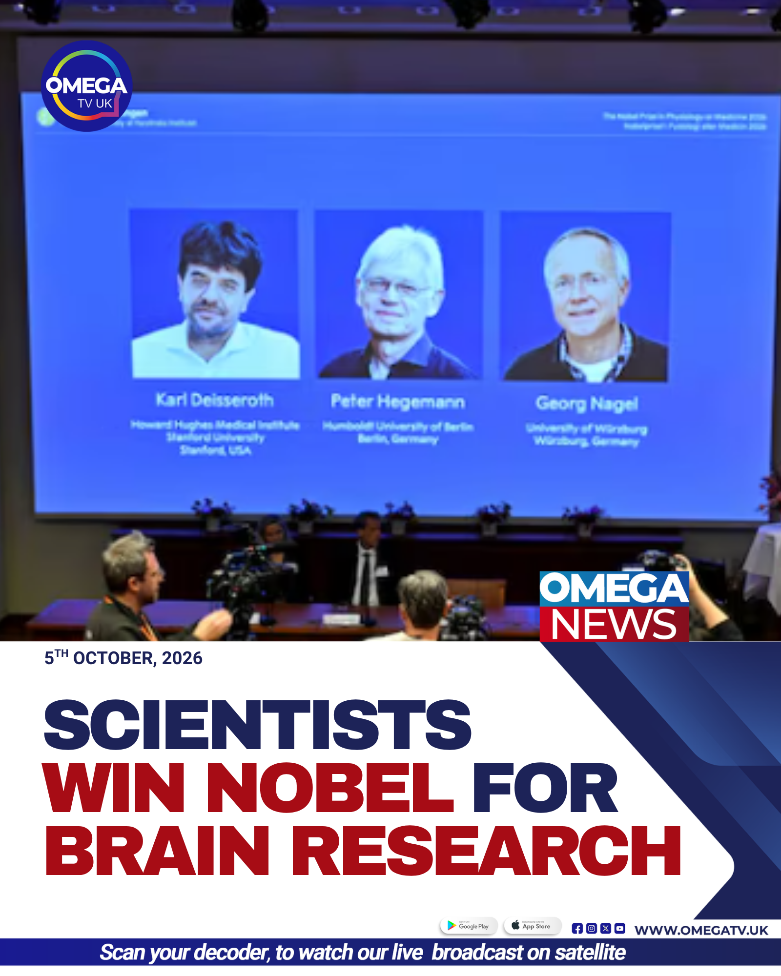 Scientists Win Nobel for Brain Research