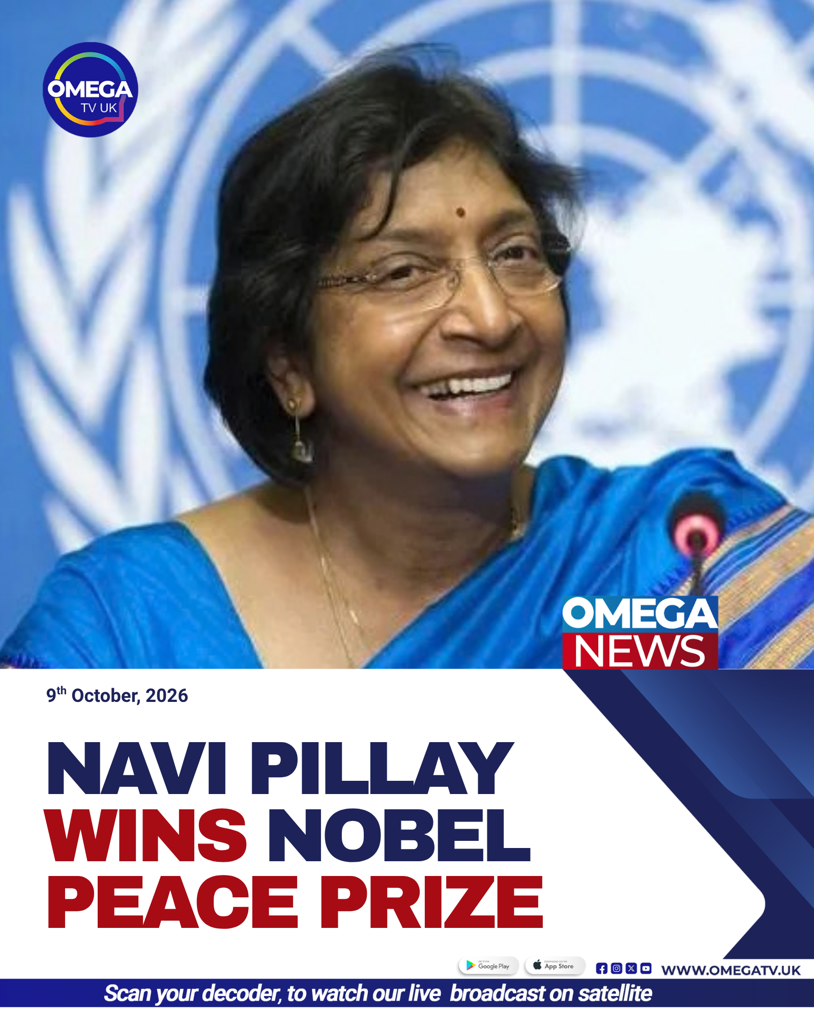 Navi Pillay honoured for championing global justice