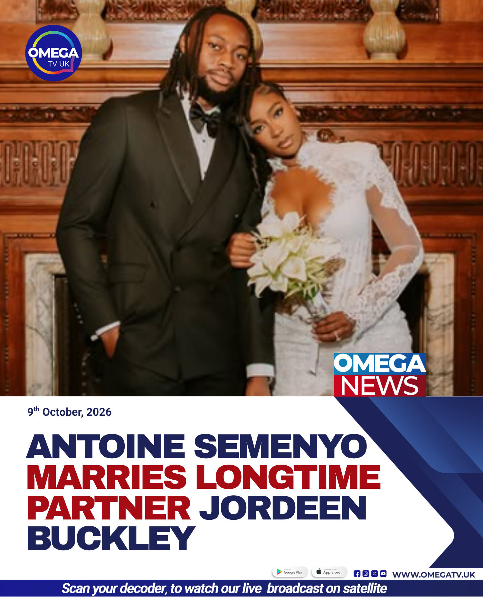 Antoine Semenyo Marries Longtime Partner Jordeen Buckley