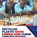 Kenyan Project Turns Plastic Waste into Chess Sets for Kibera Children