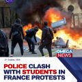 Riot police clash with students as education protests rage in France