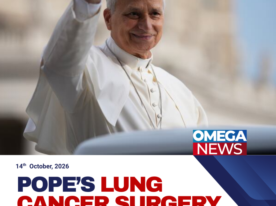 Pope Leo XIV arrives at Rome’s Gemelli Hospital for surgery after a lung cancer diagnosis.