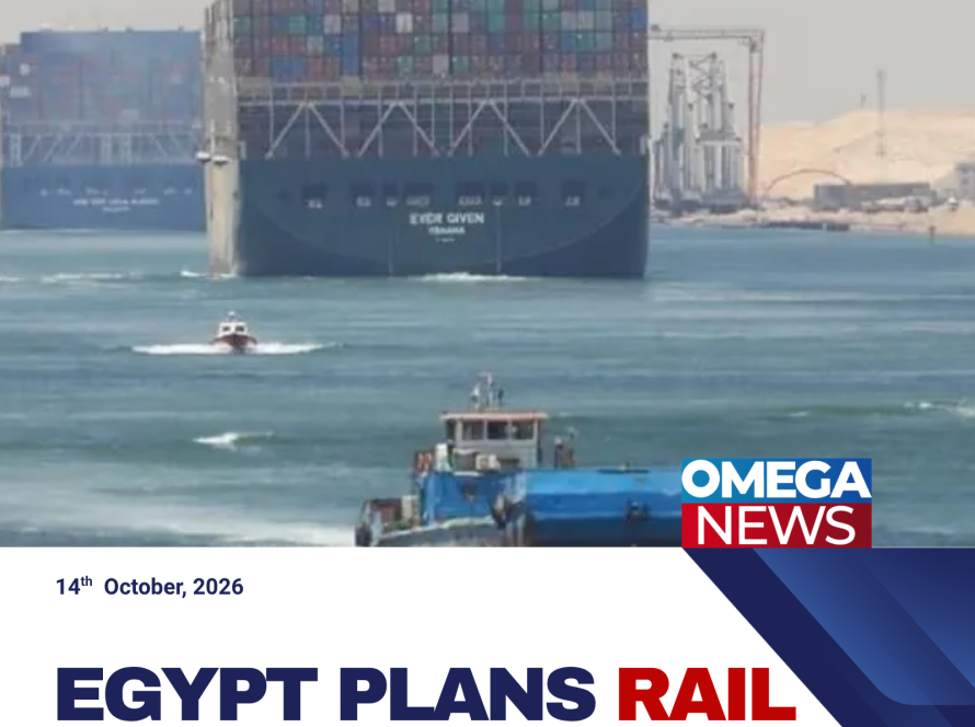 Egypt is developing an electrified rail network to transport freight between Red Sea ports and Mediterranean terminals.