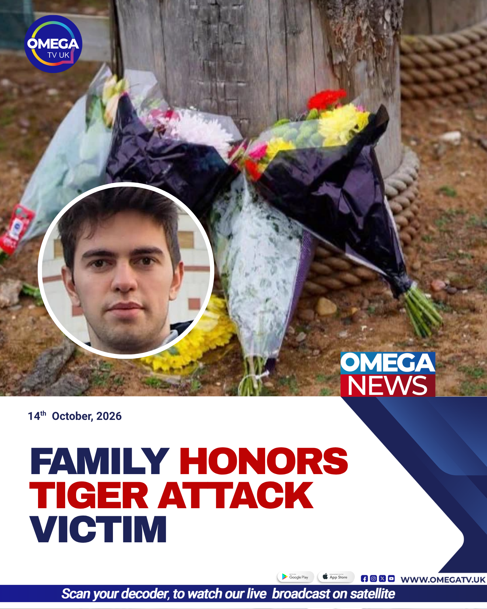 William Chapman, 23, whose family has paid tribute following his death at Yorkshire Wildlife Park.