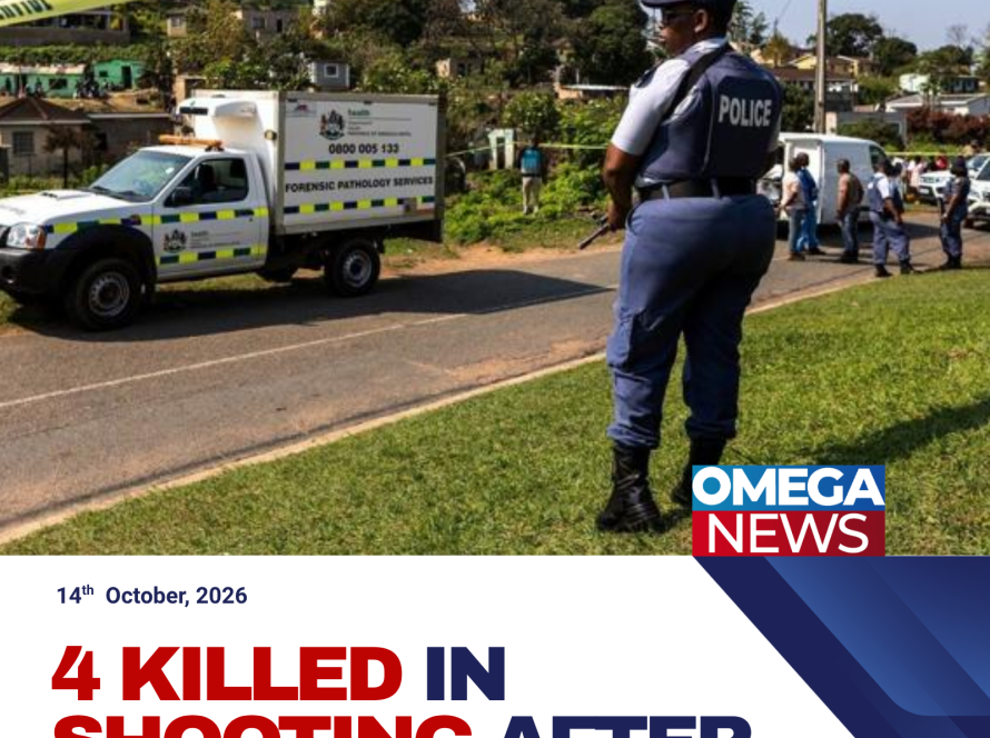 Police investigate a fatal shooting in Katlehong, South Africa, where mourners leaving a political memorial were attacked.