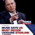Musk says any limits on Ukraine’s Starlink access down to US, not his firm