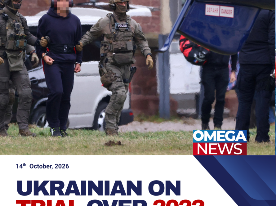 Ukrainian suspect Serhii Kuznetsov appears in a Hamburg court for trial over the 2022 Nord Stream pipeline explosions.