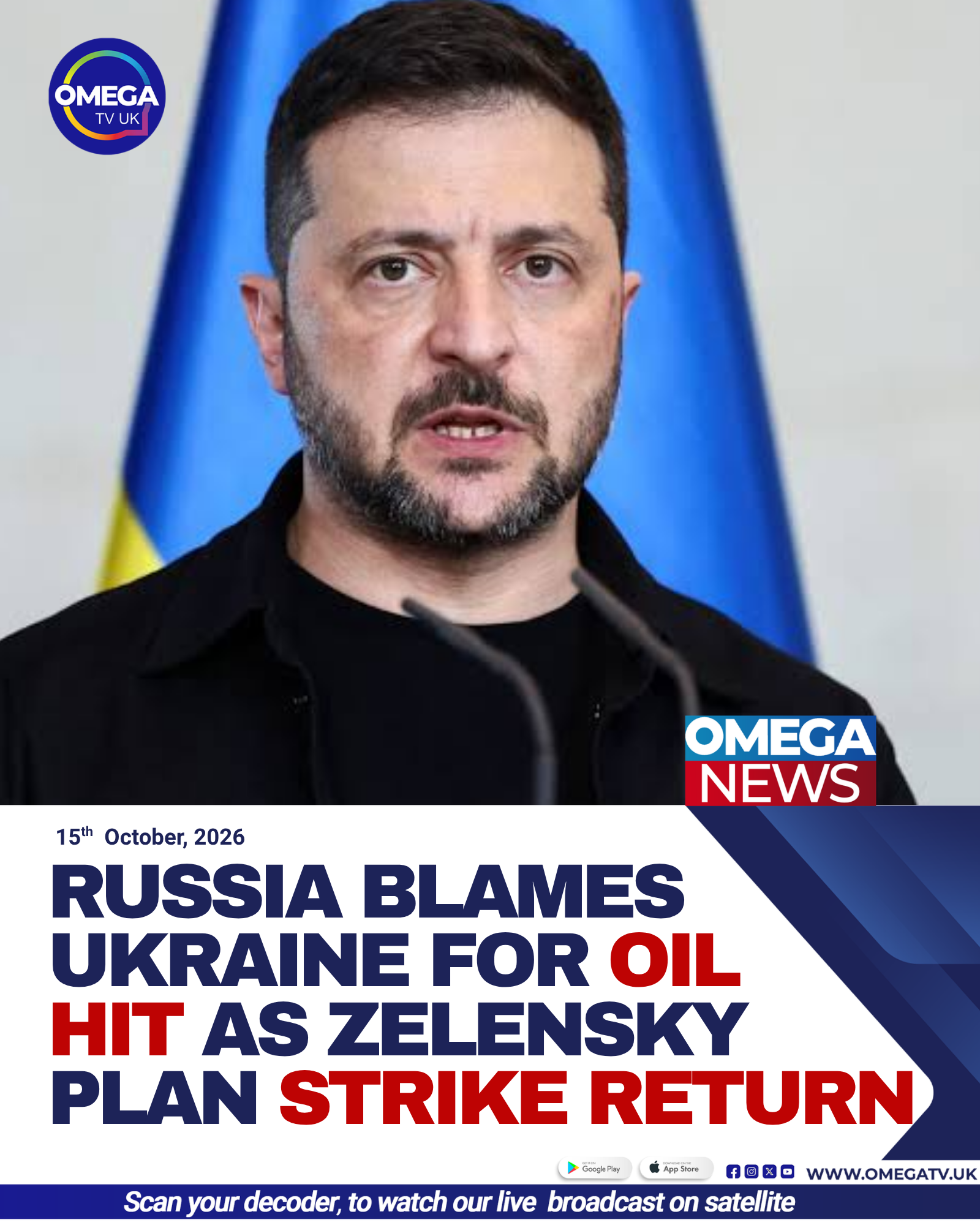 Ukrainian President Volodymyr Zelensky addresses tensions with the United States as Russia reports a Ukrainian attack on an oil refinery near Moscow.