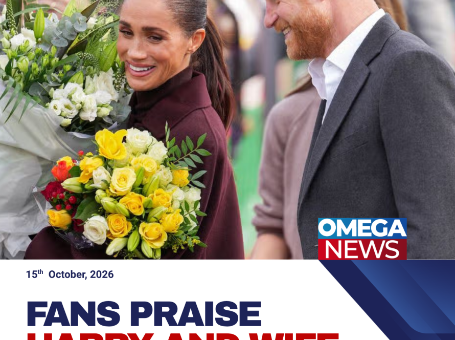 Prince Harry and Meghan Markle greet cheering supporters during a joint visit to charities and community projects in Nottingham.