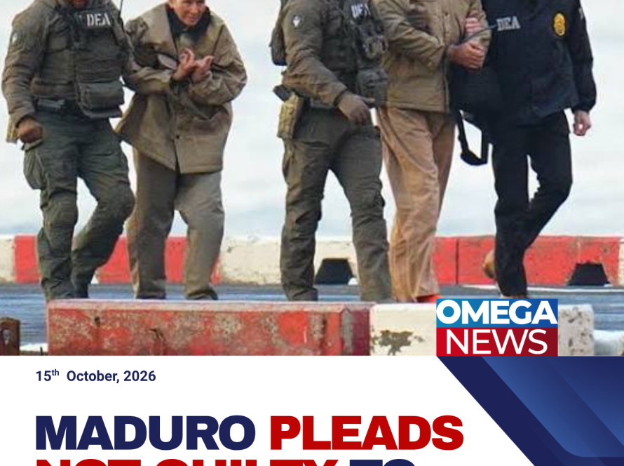 Venezuela’s former president Nicolás Maduro and his wife Cilia Flores appear in a New York court and plead not guilty to new conspiracy to commit torture charges.