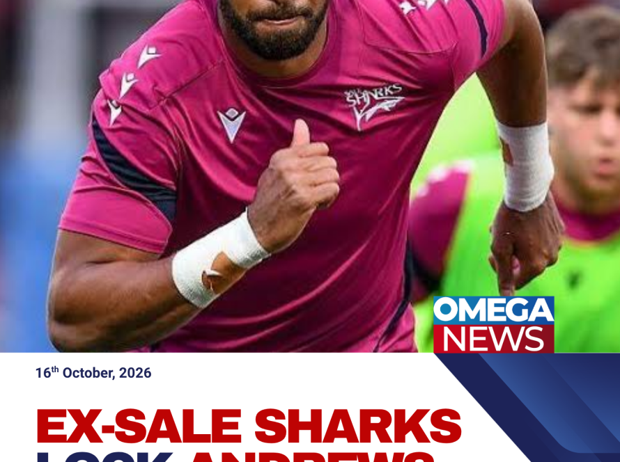 South African rugby lock Hyron Andrews, formerly of Sale Sharks, has died aged 31 following a fall at the Johannesburg Lions’ team hotel in France.