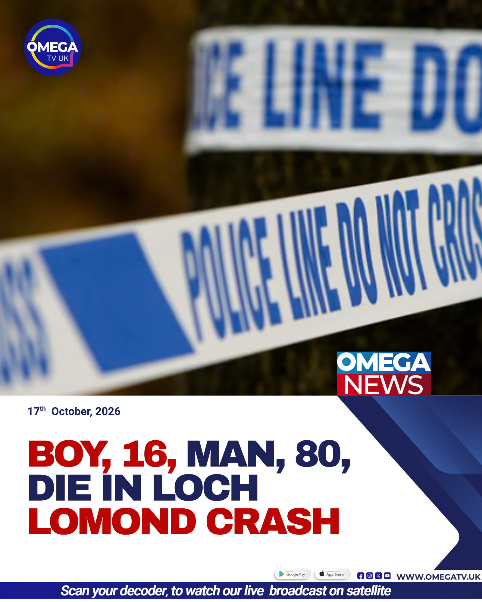 A Piper Tomahawk II light aircraft crashed near Loch Lomond in Scotland, killing a 16-year-old boy and an 80-year-old man.
