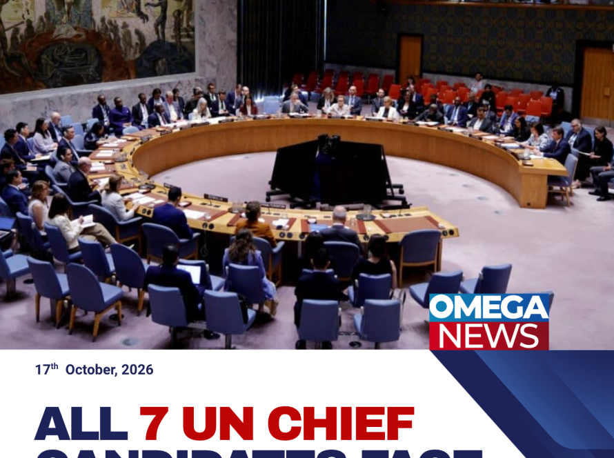 UN Security Council members conduct an informal poll of seven candidates seeking to become the next United Nations secretary-general.