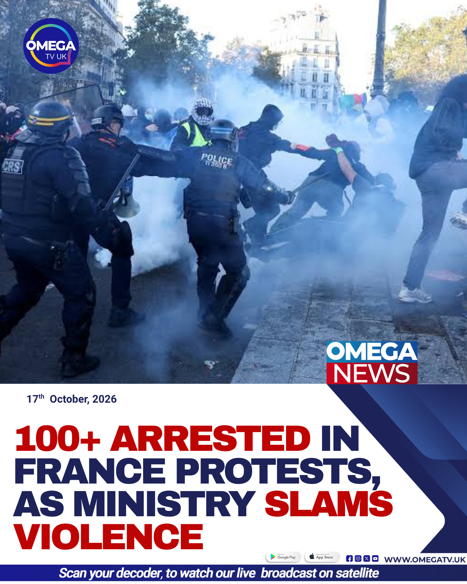 Protesters gather in France during demonstrations against rising fuel prices and the cost of living.