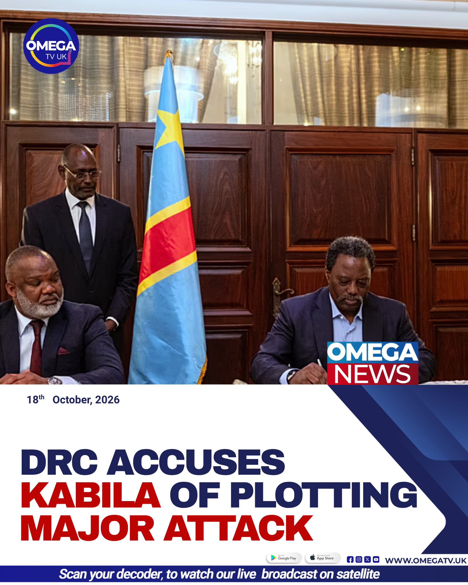 Former Democratic Republic of Congo president Joseph Kabila, who has joined a new political and military alliance with M23 leaders.