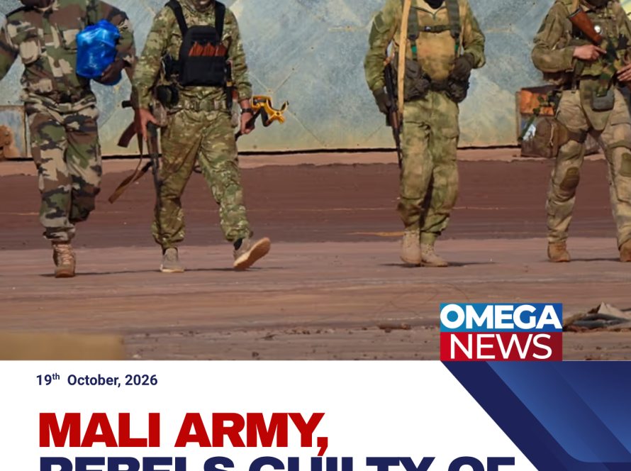Malian soldiers patrol an area affected by conflict as rights groups report alleged abuses by government forces, Russian allies and armed groups.