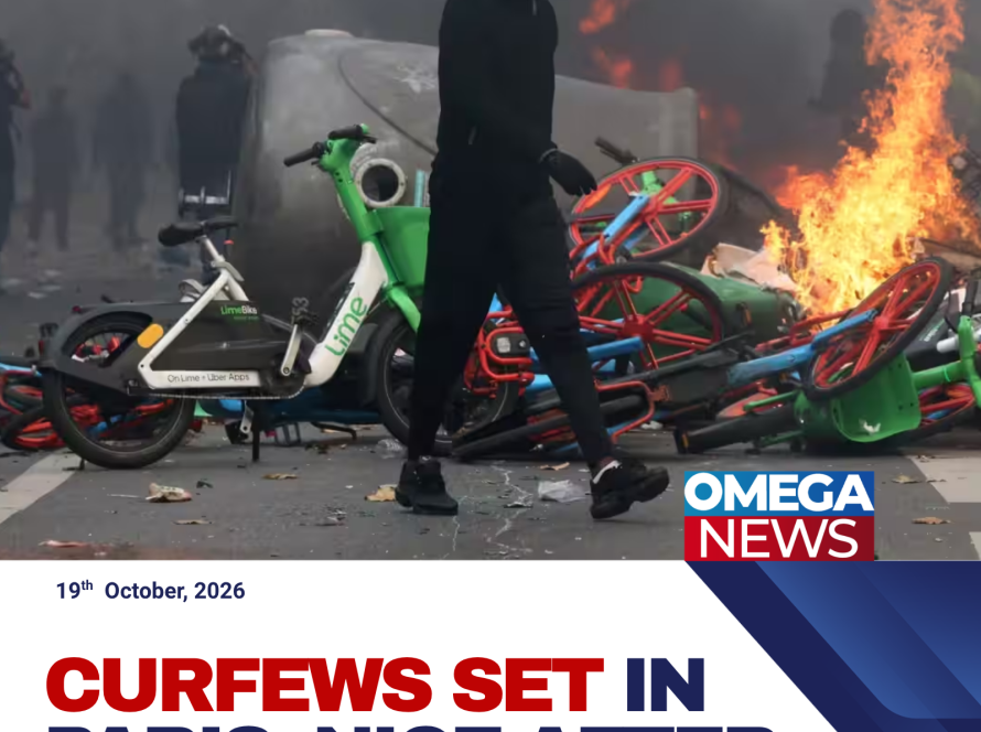 Police in France introduce overnight curfews in parts of Paris and Nice following widespread protests, riots and looting.