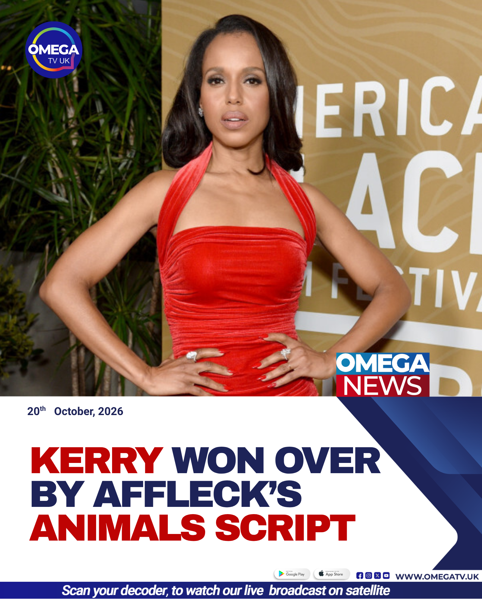 Actress Kerry Washington discusses why Ben Affleck’s crime thriller Animals and its complex portrayal of marriage convinced her to join the film.