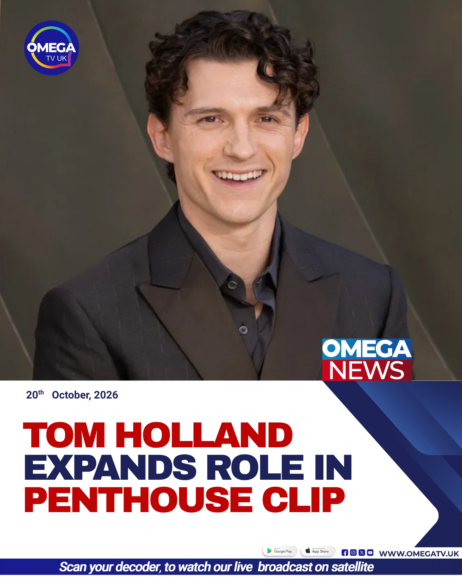 Tom Holland is set to star in and produce the upcoming thriller Penthouse through his production company, Billy17, alongside Harry Holland, Will South and screenwriter Drew Pearce.