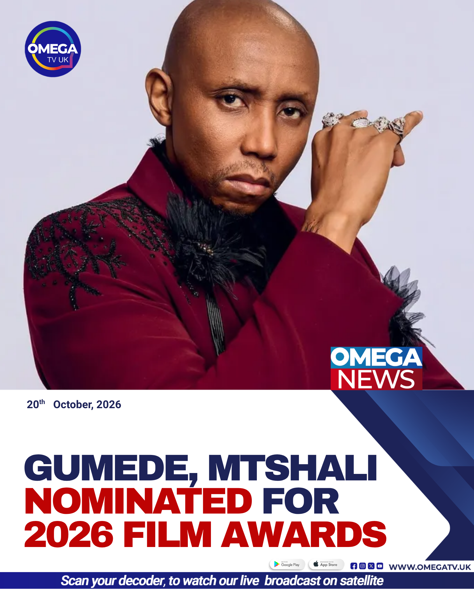 Gugu Gumede and S’dumo Mtshali are among the nominees at the 2026 National Film and TV Awards South Africa, where Netflix drama The Polygamist has received multiple nominations.