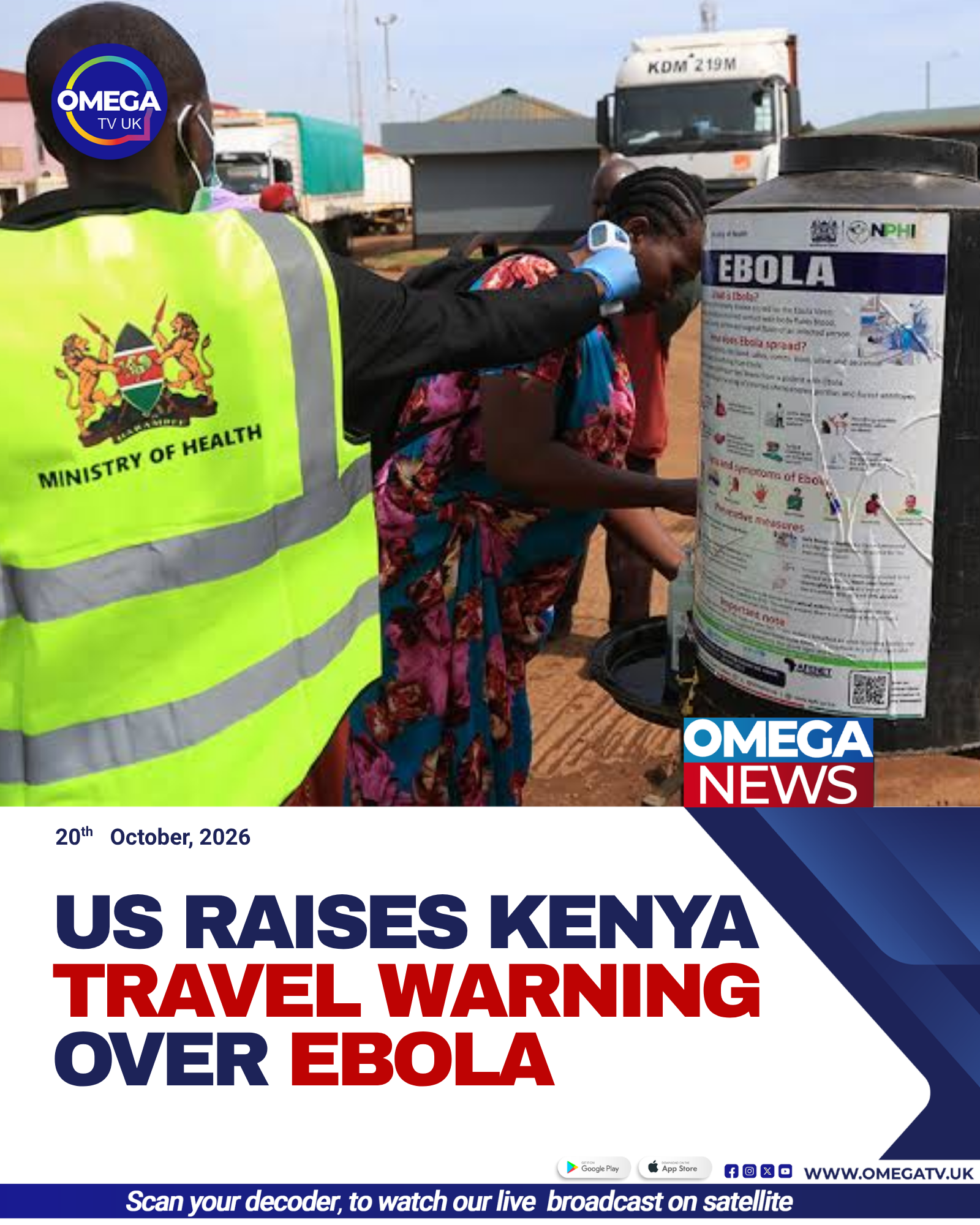 Kenyan health authorities monitor Ebola cases and exposed contacts as the United States raises its travel advisory for Kenya to Level 3 over health and security concerns.