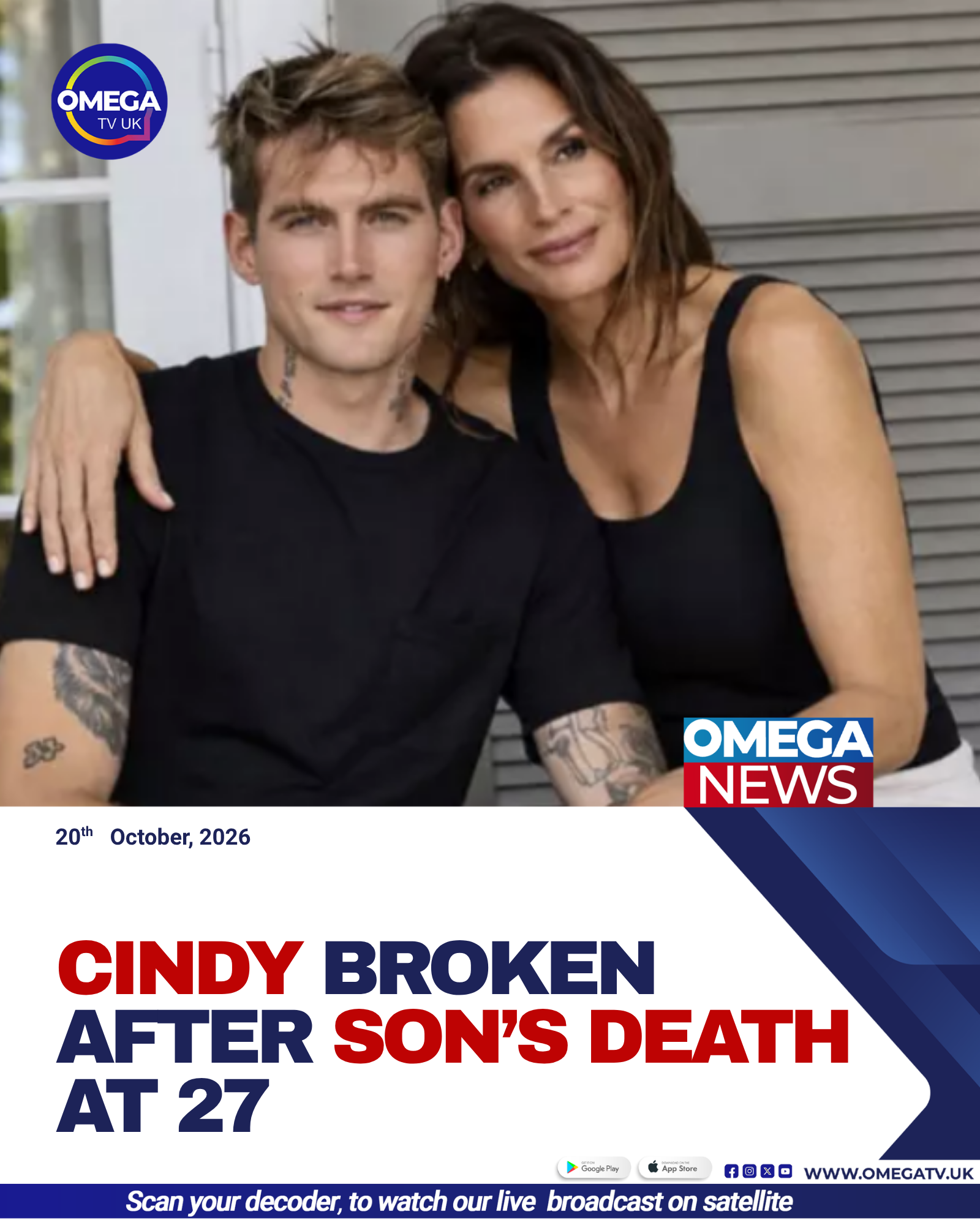 Cindy Crawford and her family mourn the death of her son Presley Gerber, a model who died aged 27 in California.