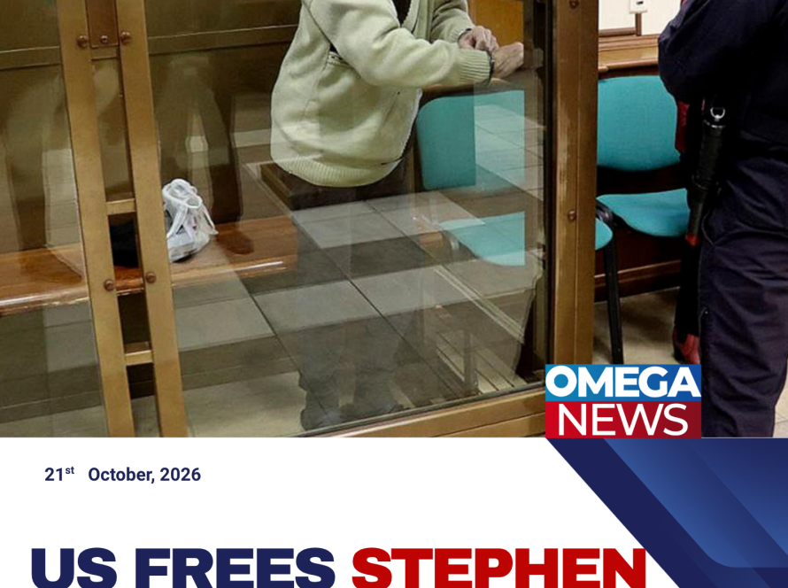 US President Donald Trump announces the release of American citizen Stephen Hubbard from Russian detention.