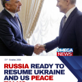 Russia says it is ready to resume talks with Ukraine and US to end war