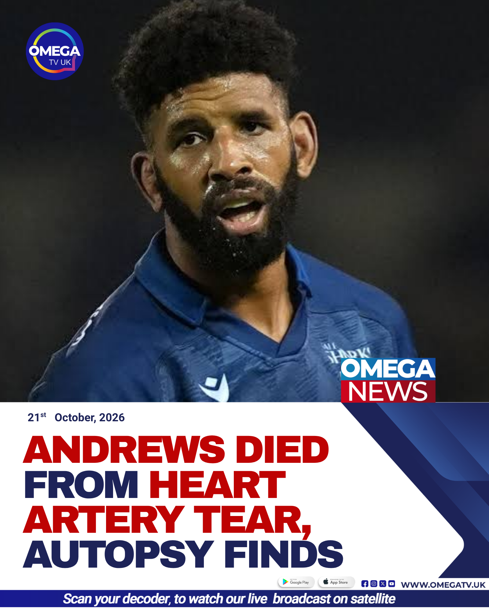 Hyron Andrews, the South African rugby player who died from an aortic tear before a Champions Cup match in France.