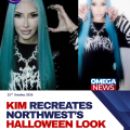 Kim Kardashian recreates North West’s edgy look for Halloween