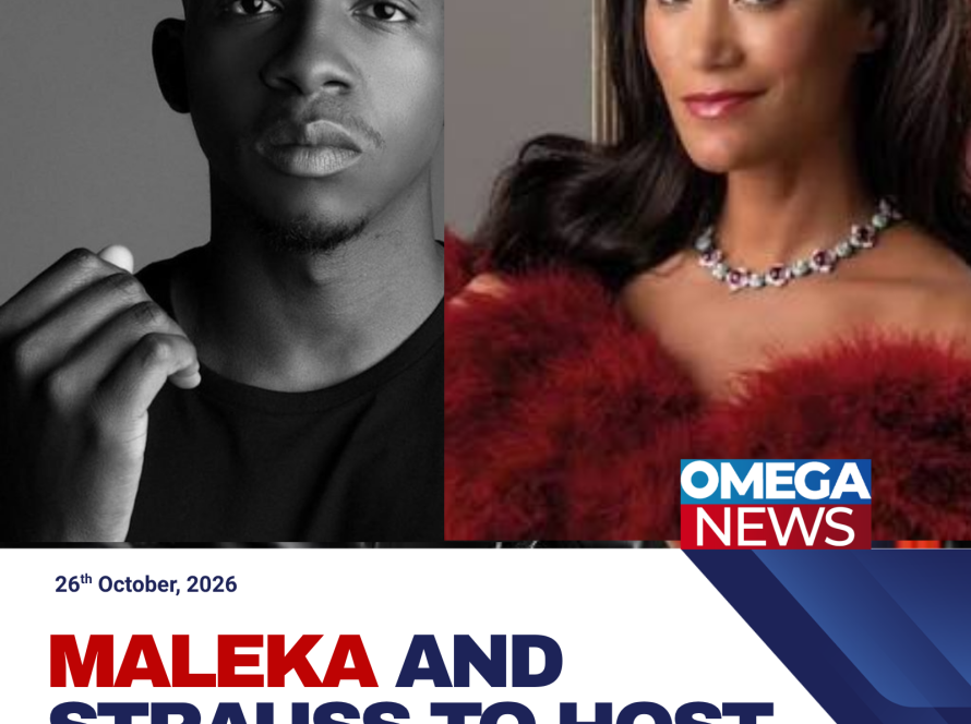 Lawrence Maleka and Jo-Ann Strauss, announced as hosts of the Miss South Africa 2026 finale, scheduled for November 14 in Johannesburg.