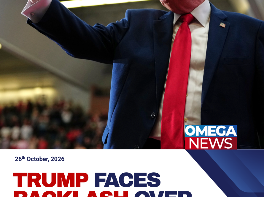 US President Donald Trump and Democratic Senate candidate Abdul El-Sayed, at the centre of a political controversy over comments made during a Michigan campaign rally.