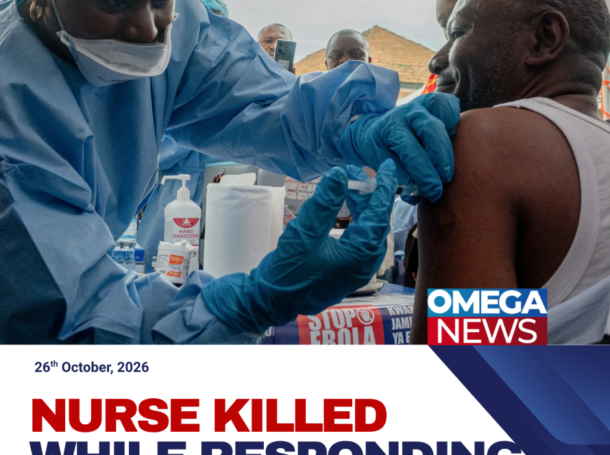 Health workers in protective clothing respond to the Ebola outbreak in the Democratic Republic of Congo, where a nurse was killed during an attack on a response team.