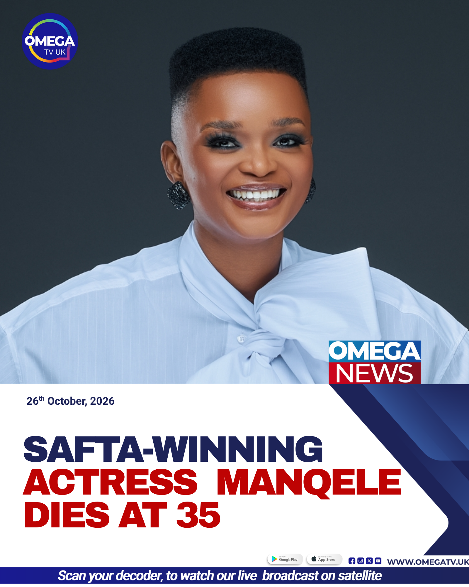 South African screenwriter, actress and scholar Sibusisiwe Gugu Manqele, who died aged 35 after a hospital stay for a cardiac condition.