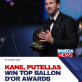 Kane and Putellas lift Ballon d’Or – plus all other award winners