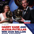 Harry Kane and Alèxia Putellas win men’s and women’s Ballon d’Or awards