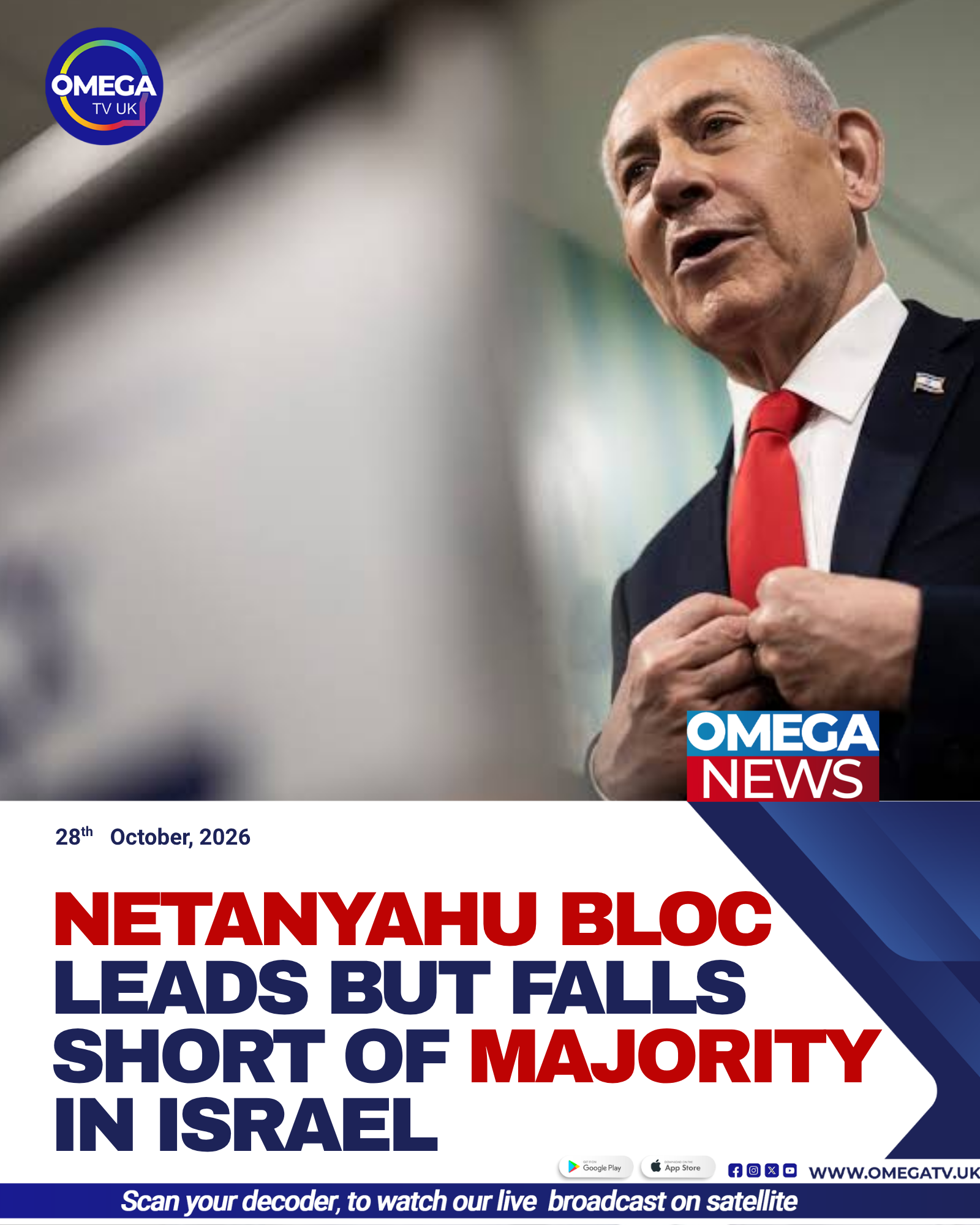 : Israeli Prime Minister Benjamin Netanyahu and opposition leader Gadi Eisenkot, whose blocs are competing to form Israel’s next government after an inconclusive election.