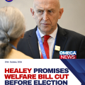 Healey promises reduction in welfare bill before next election
