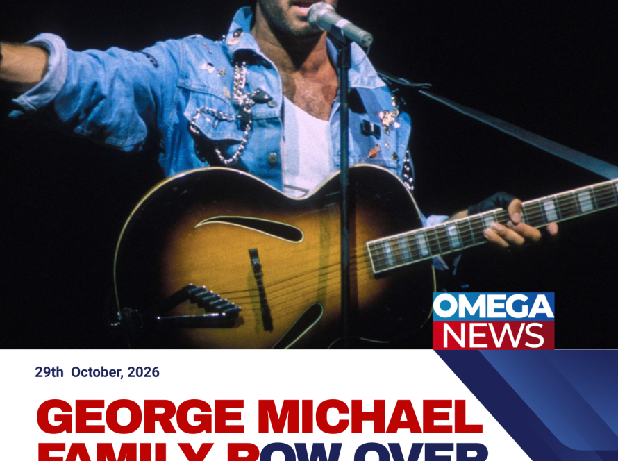 George Michael playing his iconic acoustic guitar in the 1987 Faith music video, with the instrument now being auctioned alongside personal memorabilia from his former assistant.