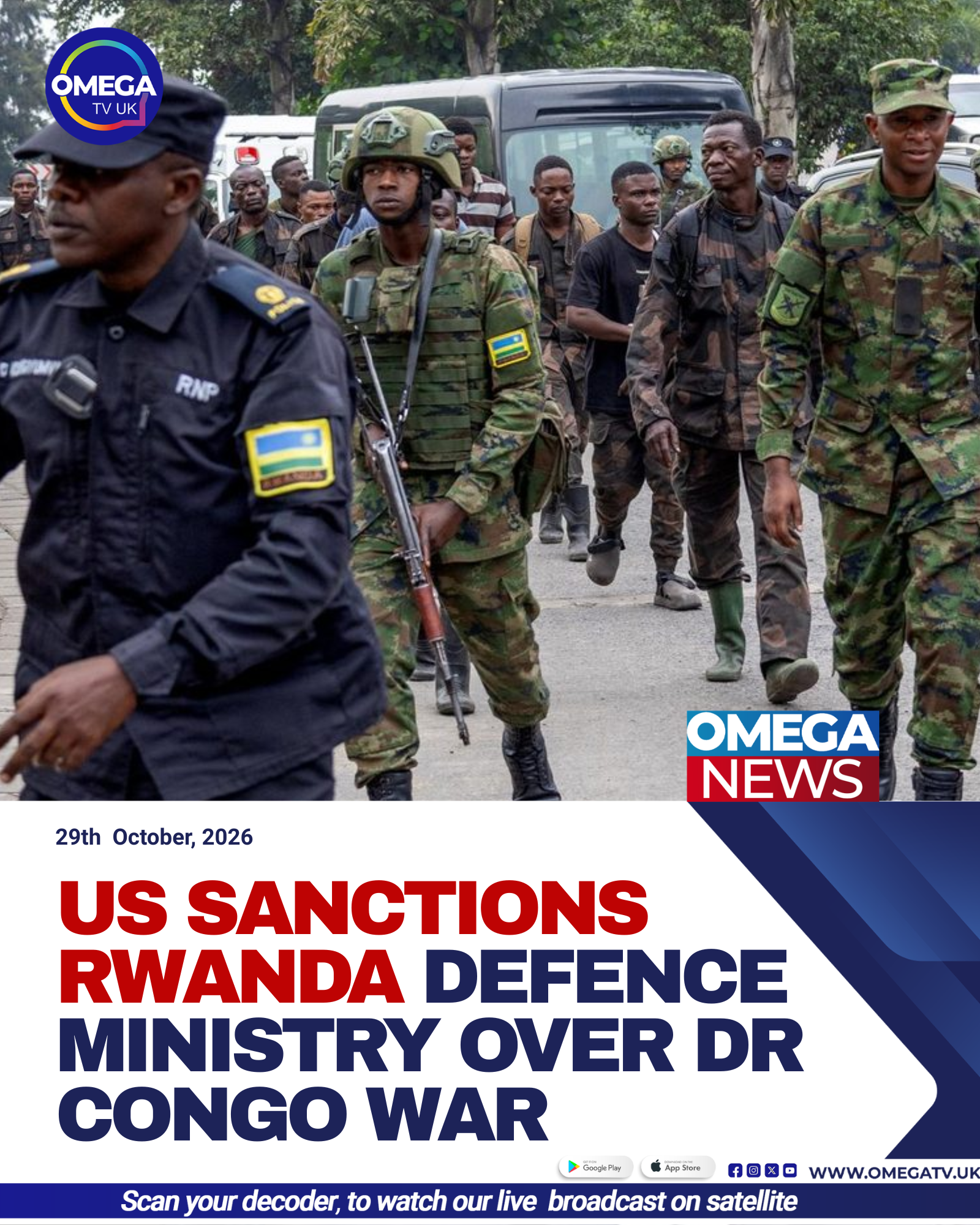 Congolese and Rwandan military forces in the context of the conflict in eastern DR Congo, where alleged Rwandan support for M23 has prompted US sanctions.