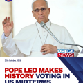 Pope Leo makes history by voting in US midterms
