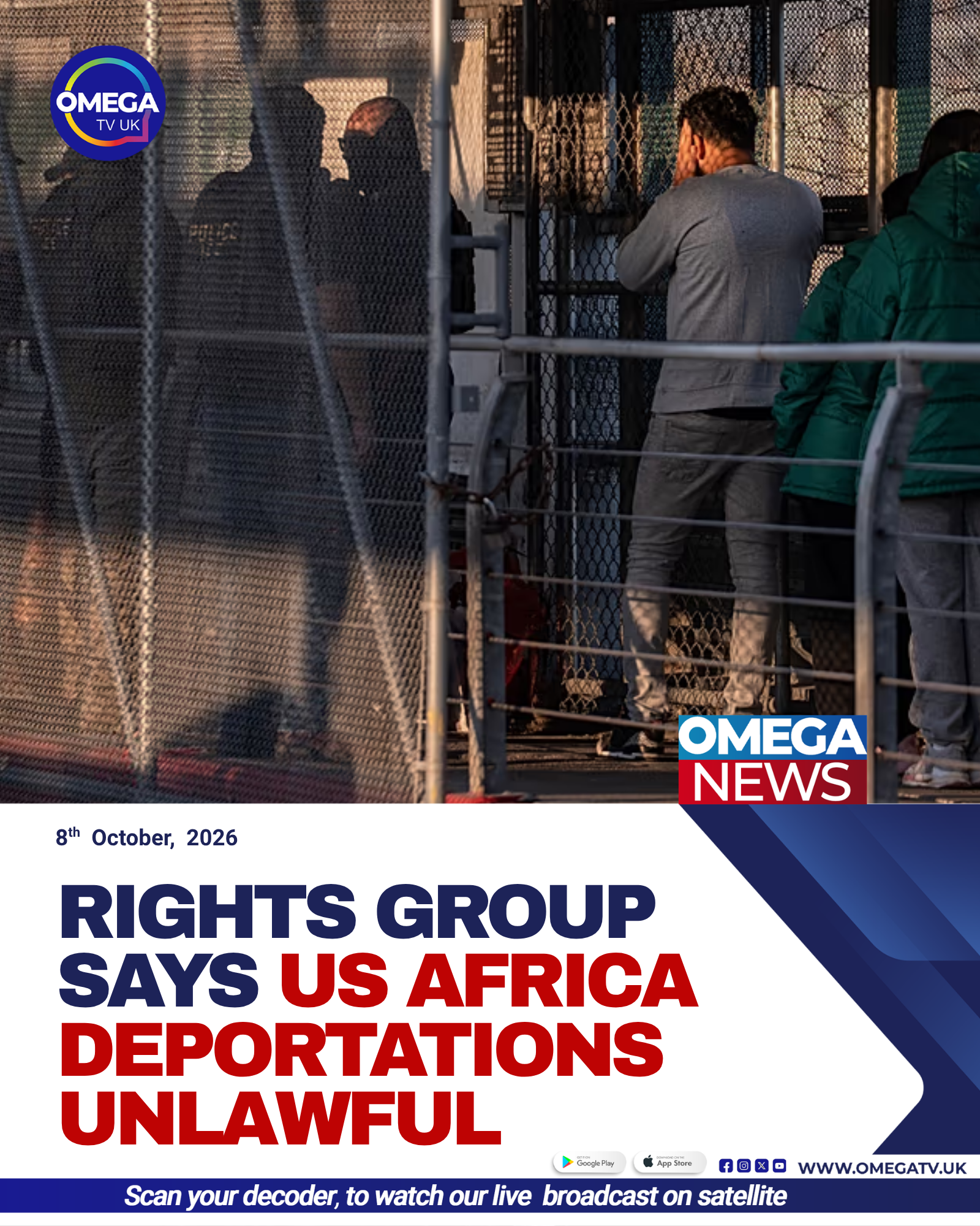 Migrants deported from the United States arrive in African countries as Human Rights Watch raises concerns over detention, mistreatment and potential violations of international human rights law.
