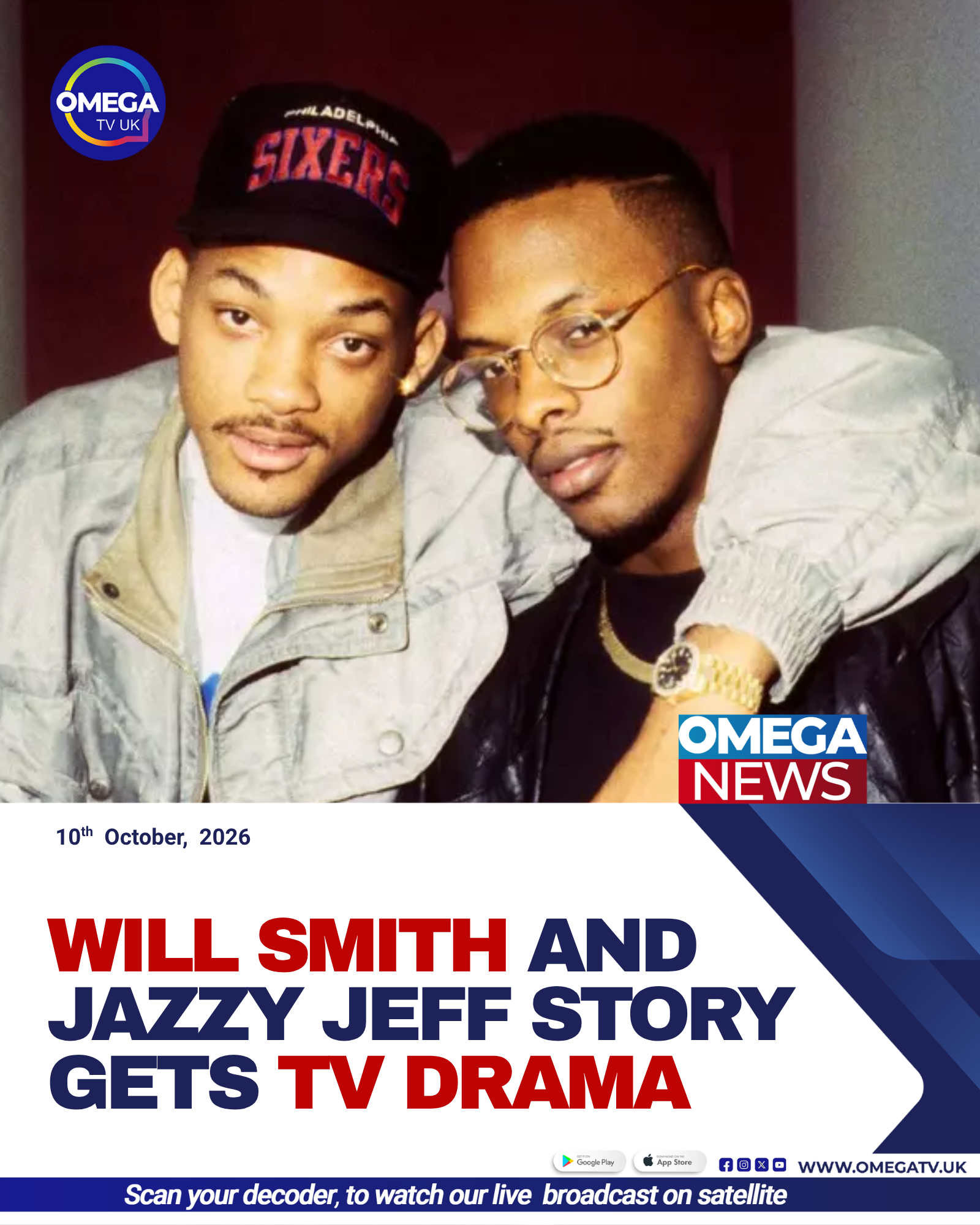 Will Smith and DJ Jazzy Jeff’s early musical partnership in Philadelphia will inspire the upcoming television drama 215.