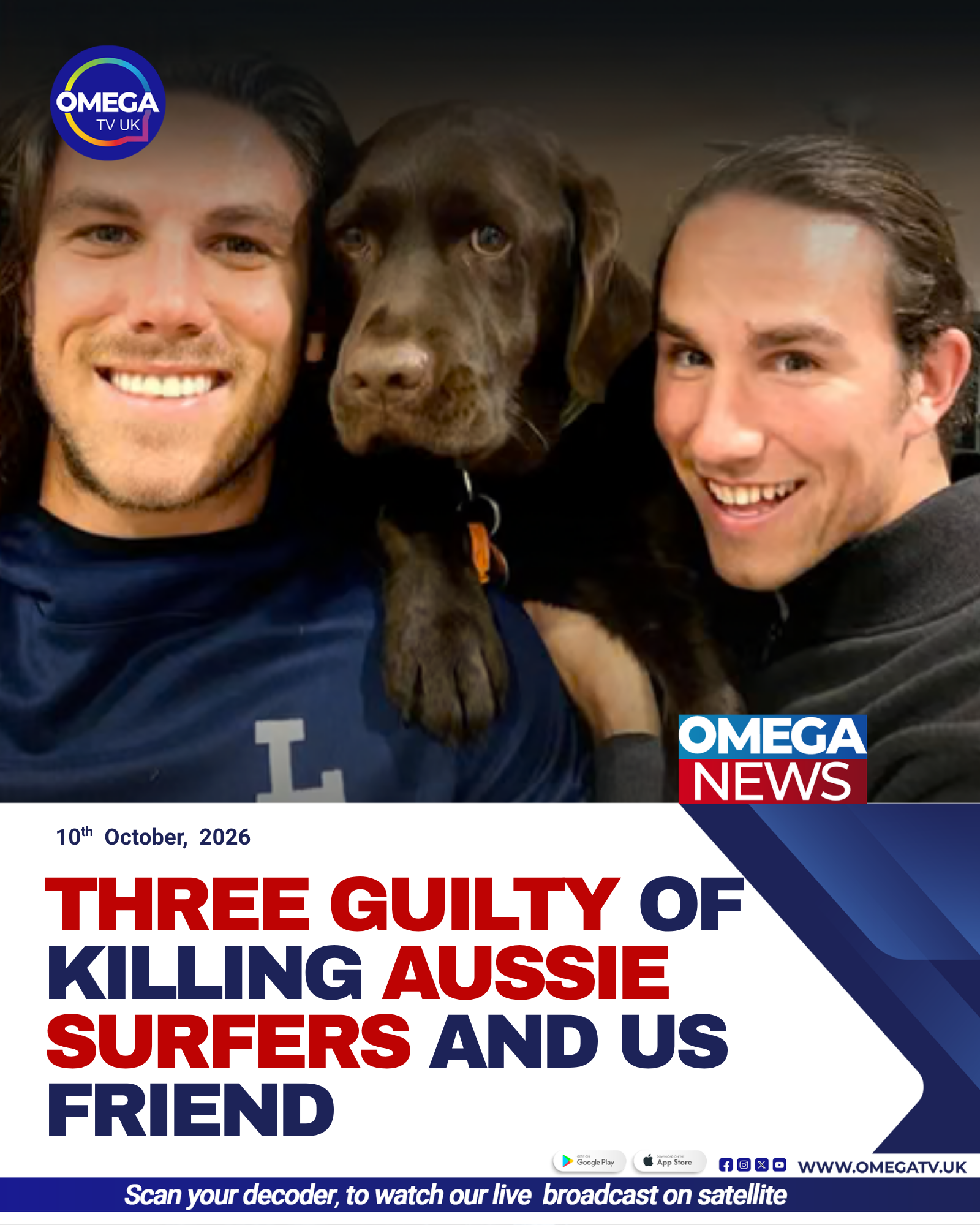 Australian brothers Jake and Callum Robinson and their American friend Carter Rhoad were murdered during a surfing trip to Mexico in 2024.