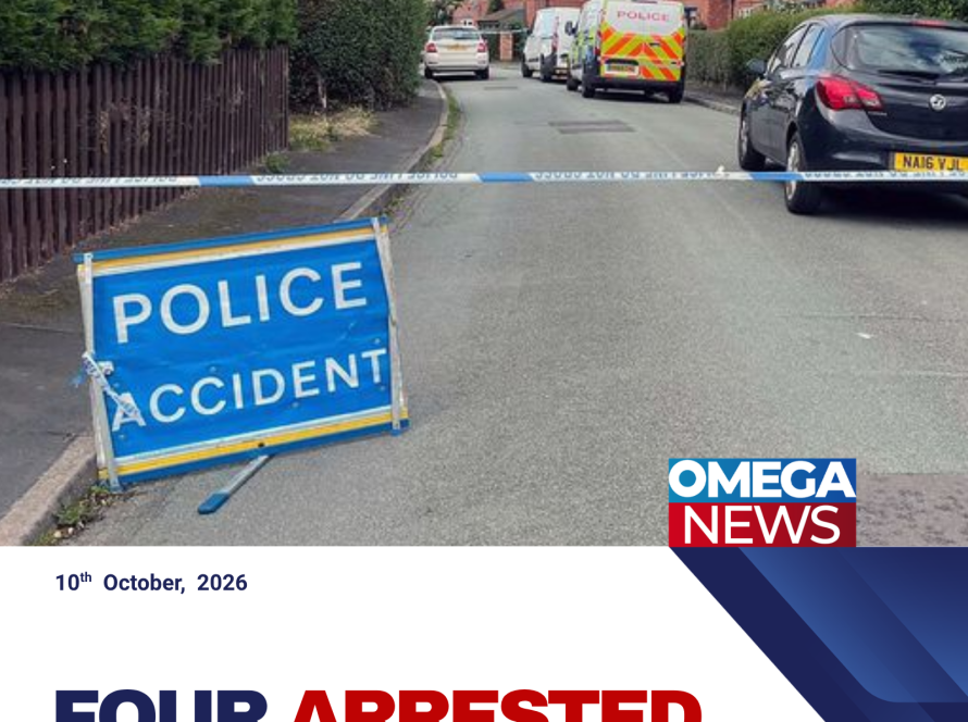 Police cordon on Brookhouse Road in Meir, Stoke-on-Trent, following a fatal attack.