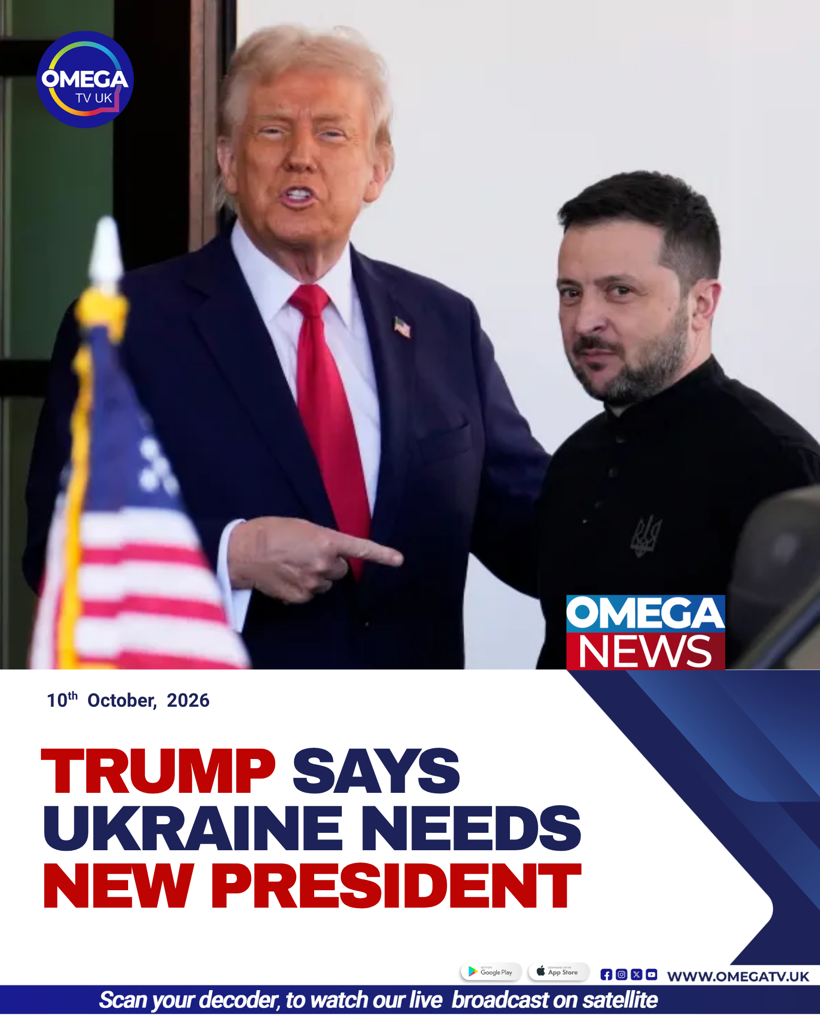 US President Donald Trump speaks to reporters outside the White House amid tensions with Ukrainian President Volodymyr Zelensky over Russian diesel exports.