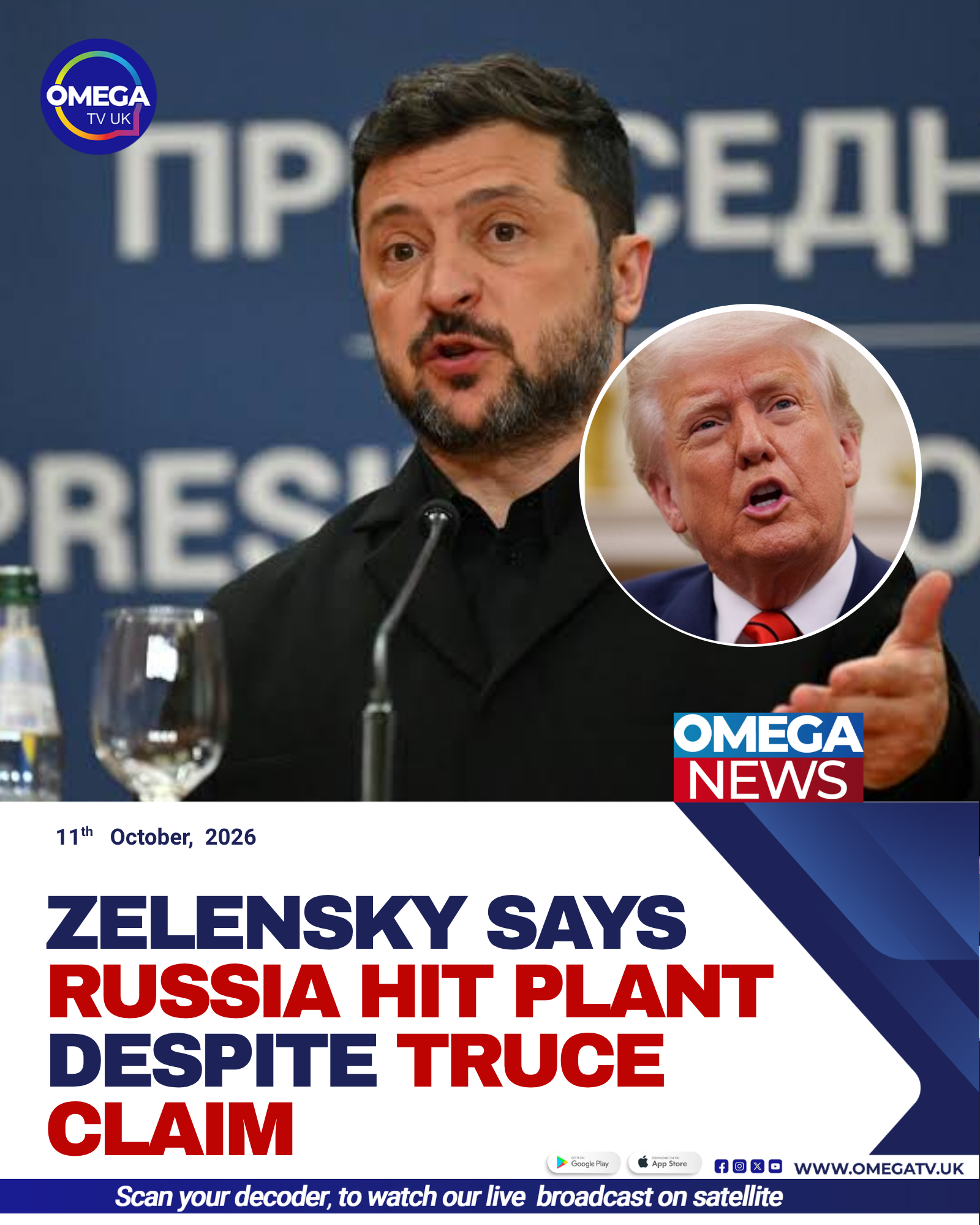 Ukrainian President Volodymyr Zelensky addresses the media amid uncertainty over a proposed energy ceasefire announced by Donald Trump.