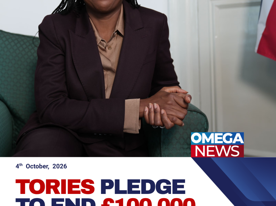 Conservative leader Kemi Badenoch speaking about the party's plans to remove the £100,000 childcare income threshold.