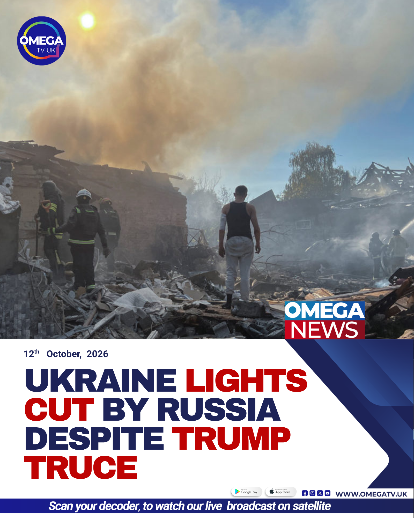 Ukrainian energy infrastructure faces renewed pressure following Russian strikes and reported power outages.