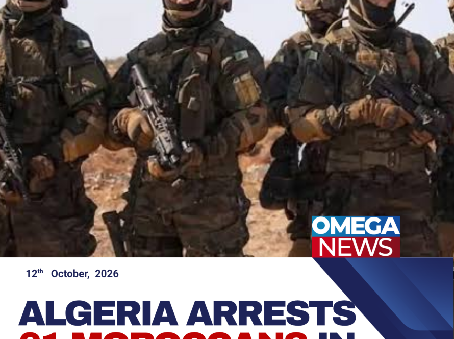 Algerian authorities have arrested 61 Moroccan nationals over alleged plans to carry out acts of sabotage.
